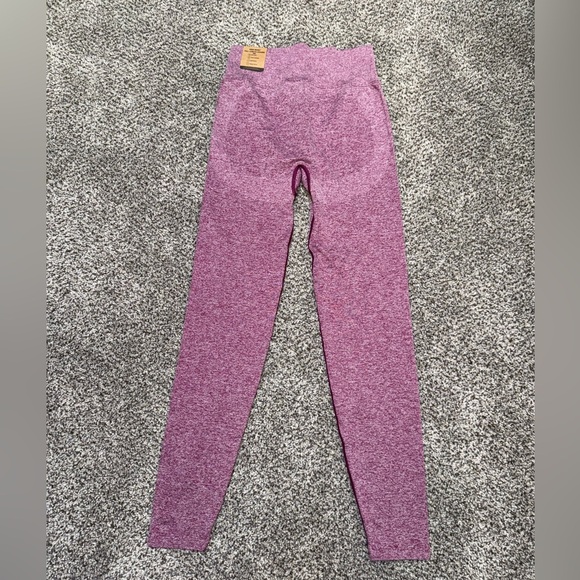 Pink seamless active leggings - Picture 4 of 4